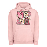 Pigment Salmon floral mama Urban Hoodie - MaliasSmallBusiness