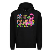 Black fight cancer in all colors Premium Hoodie - NancyCooperArtShop