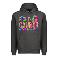 Charcoal Heather fight cancer in all colors Premium Hoodie - NancyCooperArtShop