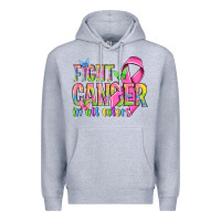Heather Grey fight cancer in all colors Premium Hoodie - NancyCooperArtShop