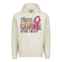 Oatmeal Heather fight cancer in all colors Premium Hoodie - NancyCooperArtShop