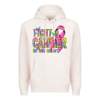 Pale Pink fight cancer in all colors Premium Hoodie - NancyCooperArtShop