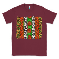 Burgundy basketball brush strokes Classic Tee - texasbilliewilder