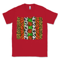 Red basketball brush strokes Classic Tee - texasbilliewilder
