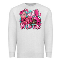 Oatmeal Heather cheer for the cure Premium Sweatshirt - AdoDesignShop