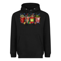 Black christmas drink Heavyweight Hoodie - CowhideDigitalArt