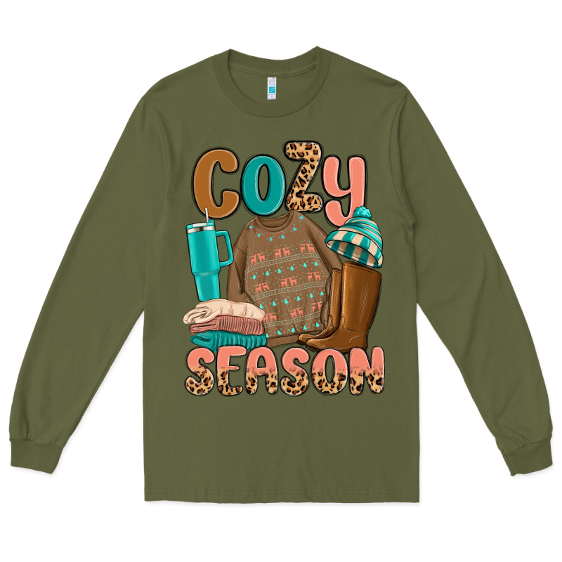 Cozy Season Long Sleeve Tee by MaliasSmallBusiness | Teevron