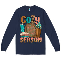 Navy cozy season Long Sleeve Tee - MaliasSmallBusiness