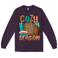 Plum cozy season Long Sleeve Tee - MaliasSmallBusiness