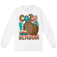 White cozy season Long Sleeve Tee - MaliasSmallBusiness