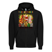 Black torn between looki like a snack and eatin one Zipper Hoodie - Zillion Design Studio