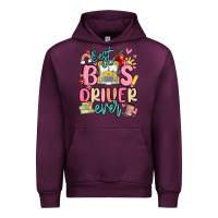 Mauve Wine best bus driver ever Urban Hoodie - MaliasSmallBusiness
