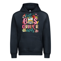 Navy best bus driver ever Urban Hoodie - MaliasSmallBusiness
