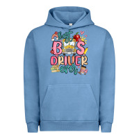 Pigment Pebble Blue best bus driver ever Urban Hoodie - MaliasSmallBusiness