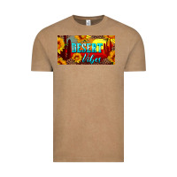 Vintage Coffee desert vibes license plate Vintage Tee - Artiststas
