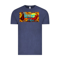Vintage Denim desert vibes license plate Vintage Tee - Artiststas