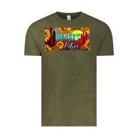 Vintage Olive desert vibes license plate Vintage Tee - Artiststas
