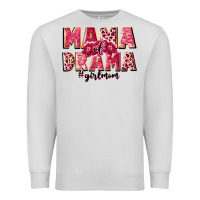 Dove Grey mama of drama girl mom Premium Sweatshirt - JahusDesignShop