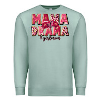 Seafoam mama of drama girl mom Premium Sweatshirt - JahusDesignShop