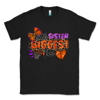 Black little sister biggest fan basketball Classic Tee - Zillion Design Studio