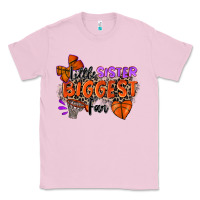 Bubblegum Pink little sister biggest fan basketball Classic Tee - Zillion Design Studio