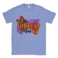 Colony Blue little sister biggest fan basketball Classic Tee - Zillion Design Studio
