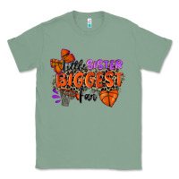 Sage little sister biggest fan basketball Classic Tee - Zillion Design Studio