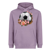 Lavender western soccer with roses Heavyweight Hoodie - HRA Design Shop
