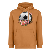 Meerkat western soccer with roses Heavyweight Hoodie - HRA Design Shop