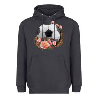 Western Soccer With Roses Heavyweight Hoodie | Teevron