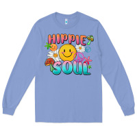 Colony Blue hippie soul Long Sleeve Tee - MaliasSmallBusiness
