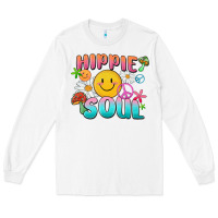 White hippie soul Long Sleeve Tee - MaliasSmallBusiness