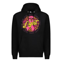 Black fight breast cancer Premium Hoodie - NancyCooperArtShop