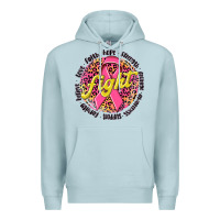 Blue Mist fight breast cancer Premium Hoodie - NancyCooperArtShop