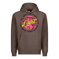 Coffee fight breast cancer Premium Hoodie - NancyCooperArtShop