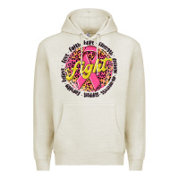 Oatmeal Heather fight breast cancer Premium Hoodie - NancyCooperArtShop