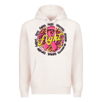 Pale Pink fight breast cancer Premium Hoodie - NancyCooperArtShop