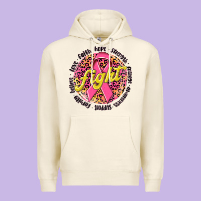 Fight Breast Cancer Premium Hoodie Designed By Nancycooperartshop