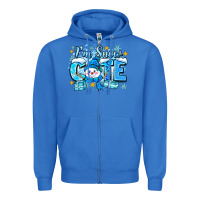 True Royal im snow cute Zipper Hoodie - Zillion Design Studio