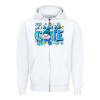 White im snow cute Zipper Hoodie - Zillion Design Studio