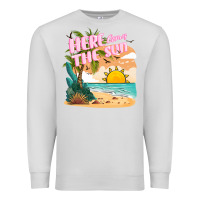 Dove Grey here comes the sun Premium Sweatshirt - JahusDesignShop