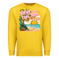 Lemon here comes the sun Premium Sweatshirt - JahusDesignShop