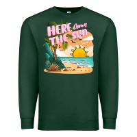 Here Comes The Sun Premium Sweatshirt | Teevron