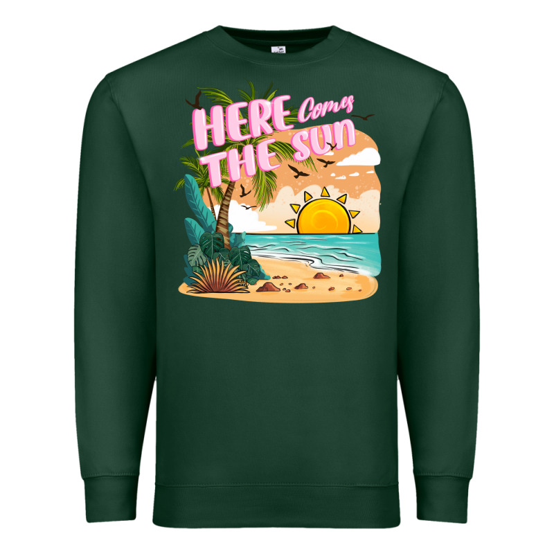 Here Comes The Sun Premium Sweatshirt by JahusDesignShop | Teevron