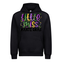 Black little miss mardi gras Urban Hoodie - MaliasSmallBusiness