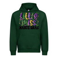 Forest Green little miss mardi gras Urban Hoodie - MaliasSmallBusiness