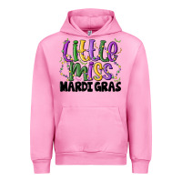 Fuchsia Pink little miss mardi gras Urban Hoodie - MaliasSmallBusiness