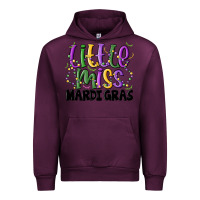 Mauve Wine little miss mardi gras Urban Hoodie - MaliasSmallBusiness