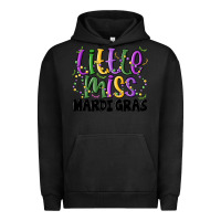 Pigment Black little miss mardi gras Urban Hoodie - MaliasSmallBusiness