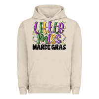 Pigment French Oak little miss mardi gras Urban Hoodie - MaliasSmallBusiness